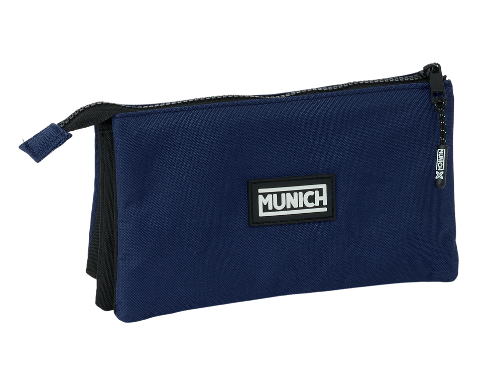 BOLSO ESCOLAR PORTATODO SAFTA TRIPLE MUNICH BASICS BOY 120X220X30 MM