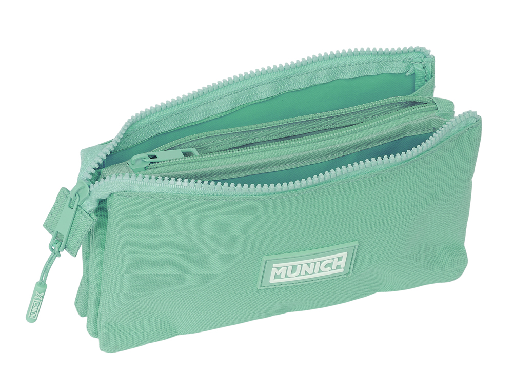 BOLSO ESCOLAR PORTATODO SAFTA TRIPLE MUNICH BASICS GIRL 120X220X30 MM
