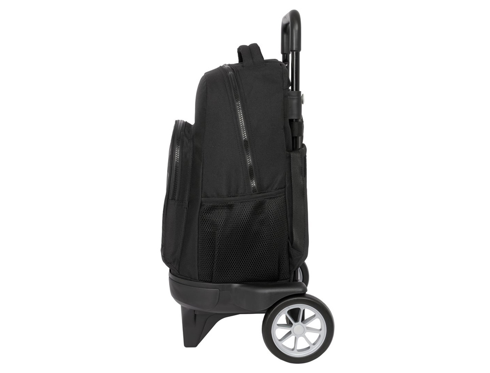 MOCHILA SAFTA GRANDE CON RUEDAS COMPACT EVOL. EXT. F.C. BARCELONA BLACK 220X330X450 MM