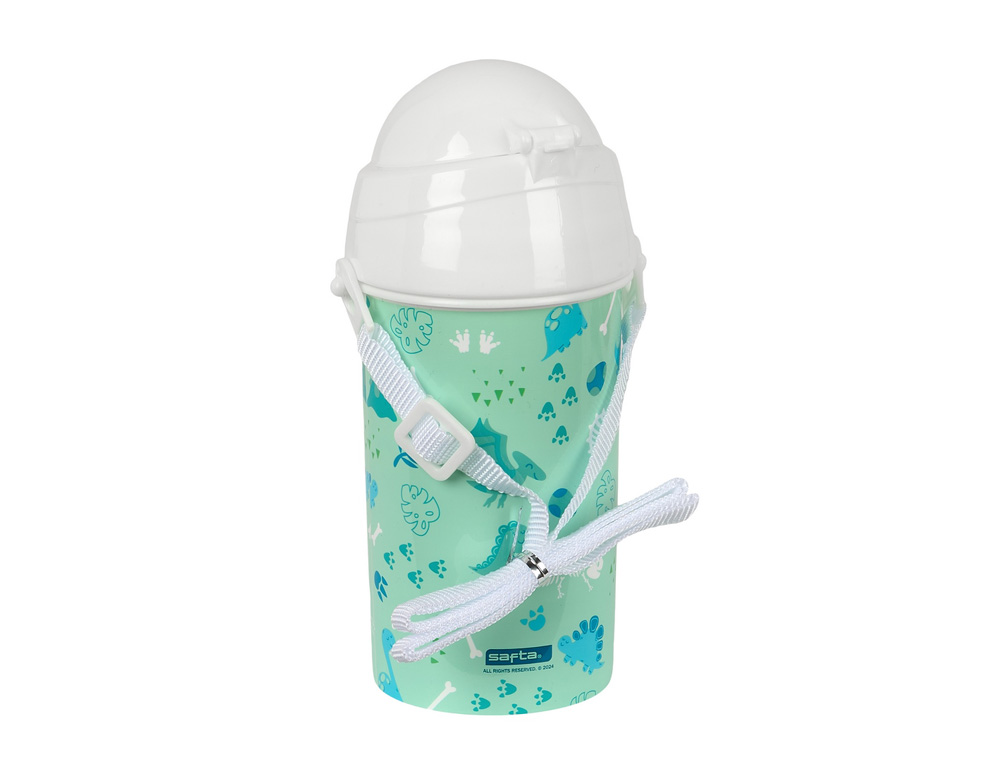 BOTELLA PORTALIQUIDOS SAFTA 500ML APERTURA AUTOMATICA CON PAJITA SAFTA PREESCOLAR 195X73X73 MM