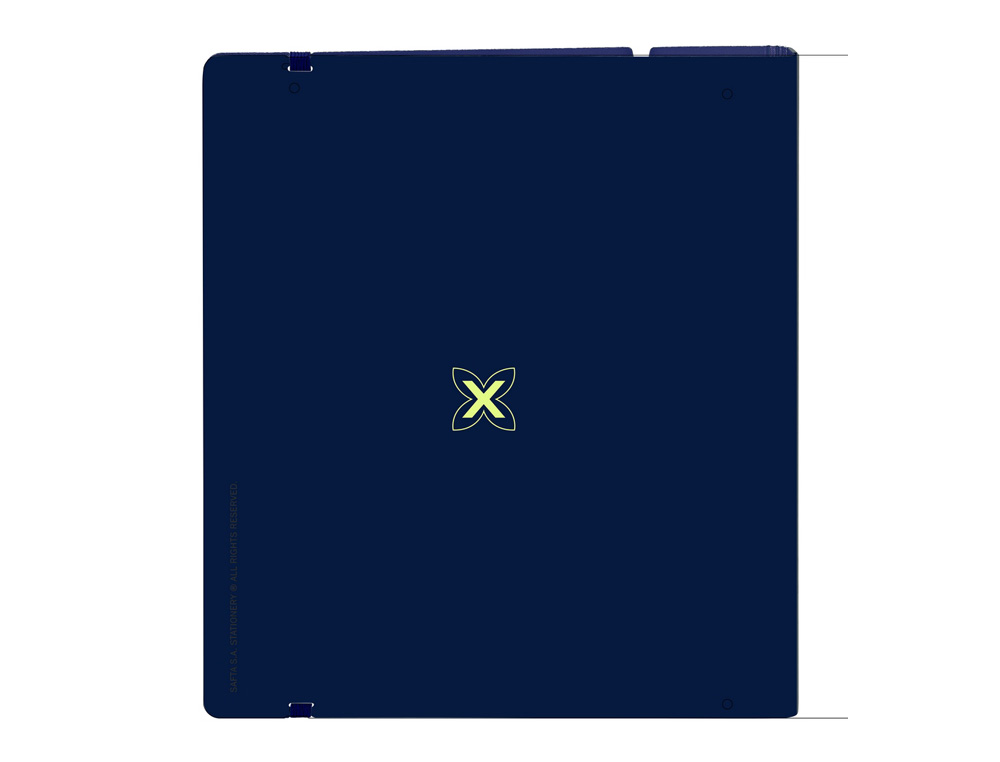 CARPETA CON RECAMBIO SAFTA DIN A4 CUADRO 5 MM POLIPROPILENO FOAM 4 ANILLAS 35MM MUNICH NORTH