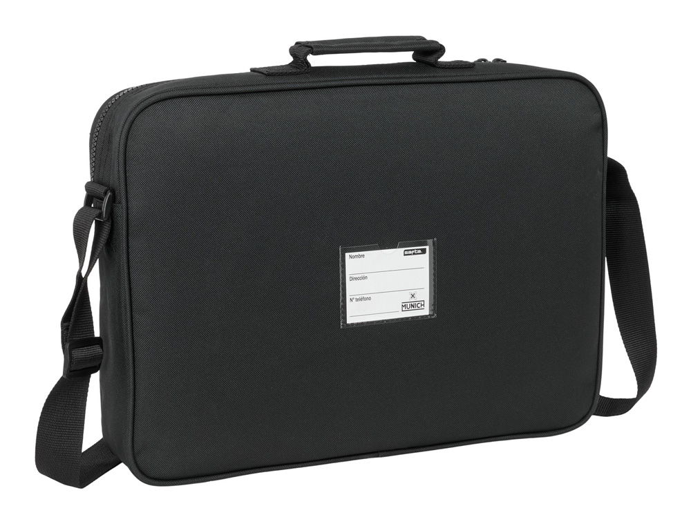 CARTERA ESCOLAR SAFTA EXTRAESCOLARES MUNICH TOPO 280X380X60 MM