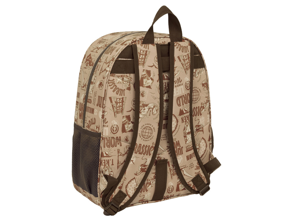 MOCHILA SAFTA ADAPTABLE A CARRO JURASSIC WORLD 420X330X140 MM