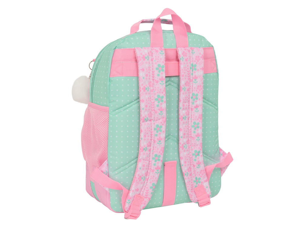 MOCHILA SAFTA DOBLE CON CANTONERAS ADAPTABLE A CARRO GLOWLAB AMAZING 420X320X150 MM