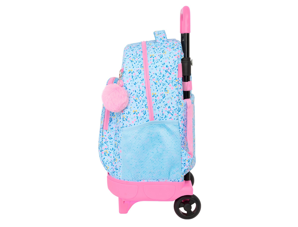 MOCHILA SAFTA GRANDE CON RUEDAS COMPACT EXTRAIBLE VICKY MARTIN BERROCAL PARAISO 270X220X100 MM