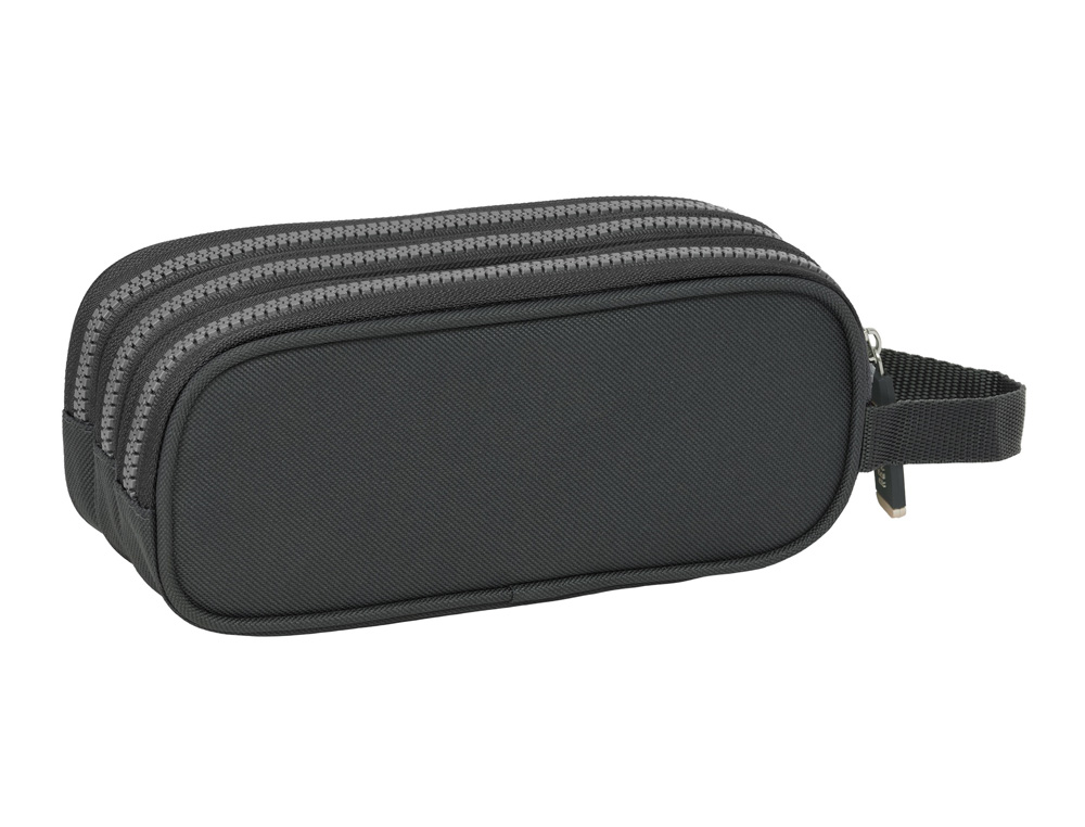 BOLSO ESCOLAR PORTATODO SAFTA TRIPLE REAL MADRID 3 EQUIPACION 24/25 85X210X70 MM
