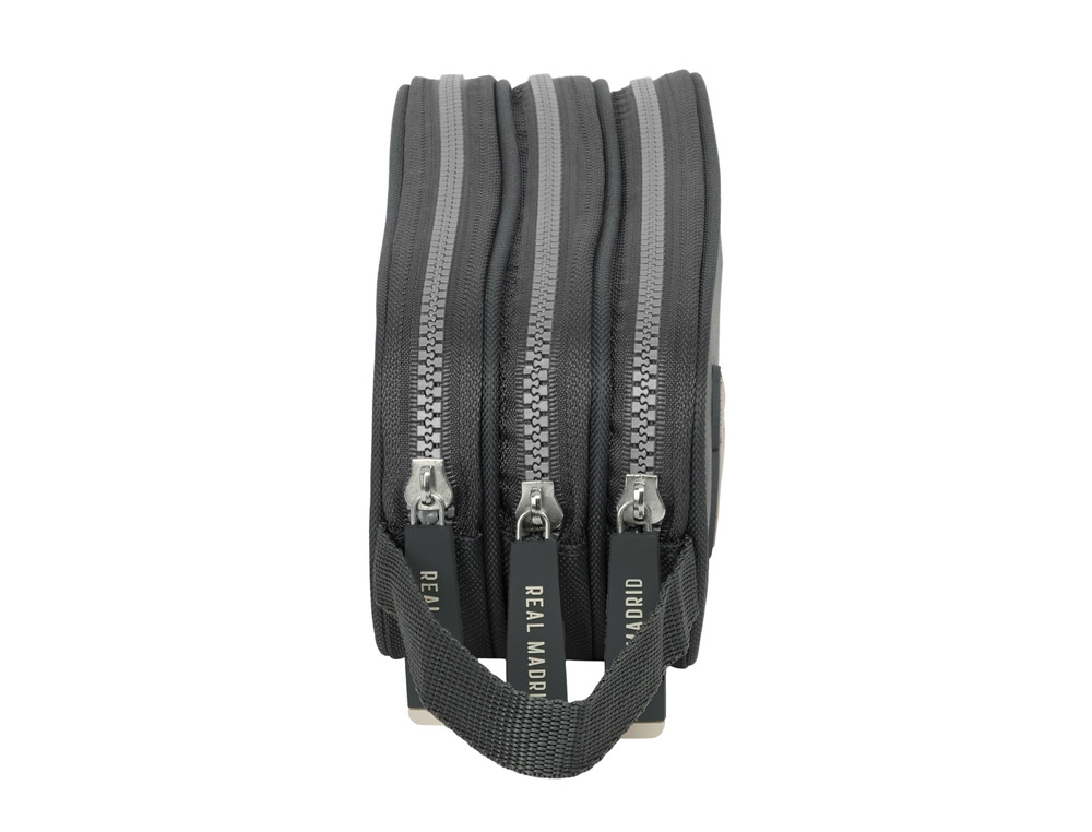 BOLSO ESCOLAR PORTATODO SAFTA TRIPLE REAL MADRID 3 EQUIPACION 24/25 85X210X70 MM