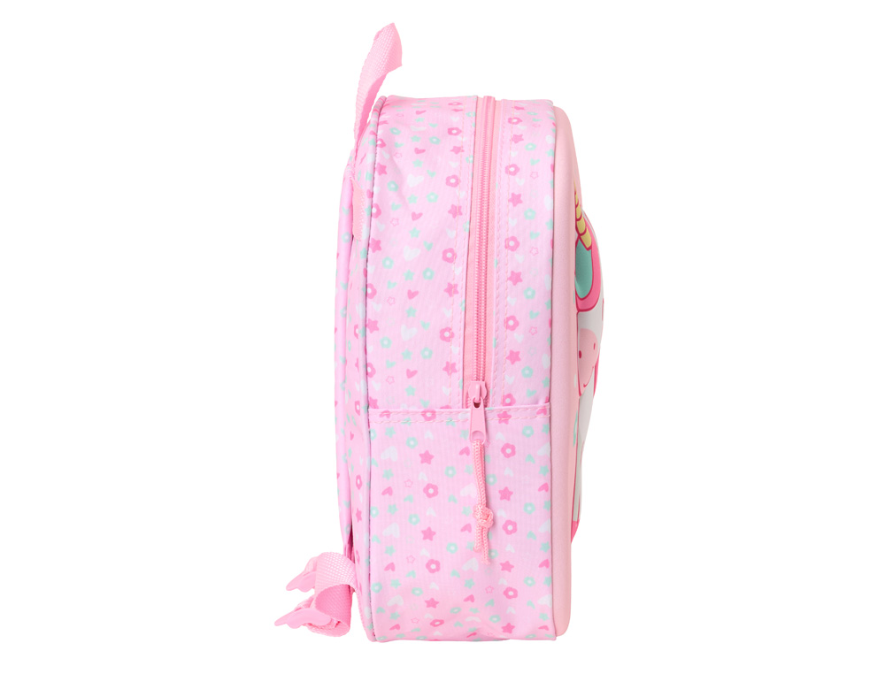 MOCHILA SAFTA GUARDERIA 3D UNICORN 270X220X100 MM