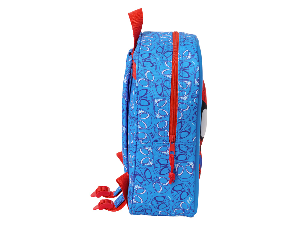 MOCHILA SAFTA GUARDERIA 3D SPIDEY 270X220X100 MM