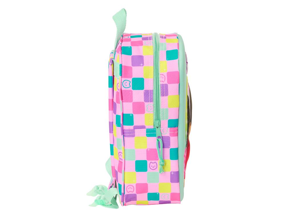 MOCHILA SAFTA GUARDERIA 3D GABBY'S DOLLHOUSE 270X220X100 MM