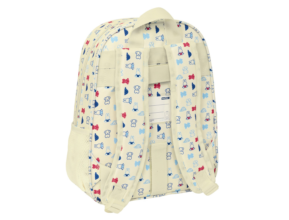 MOCHILA SAFTA INFANTIL ADAPTABLE CARRO RECICLADO Y REPELENTE AL AGUA MIFFY BUDDY 340X260X110 MM