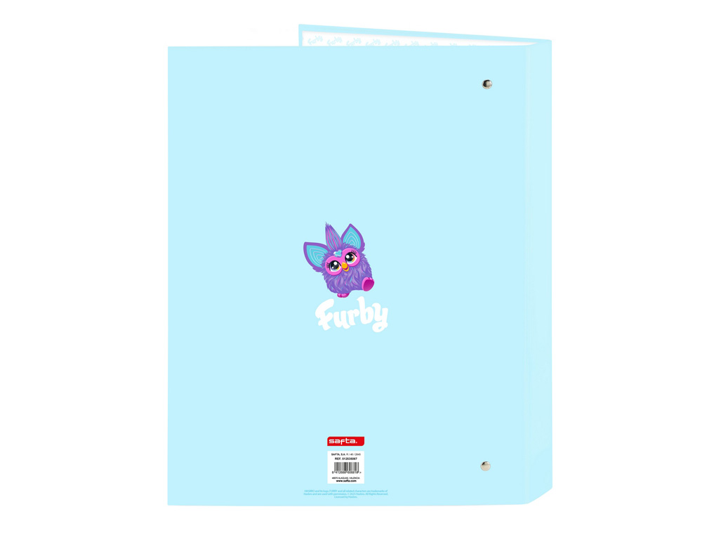 CARPETA SAFTA 4 ANILLAS MIXTAS FOLIO CARTON FURBY