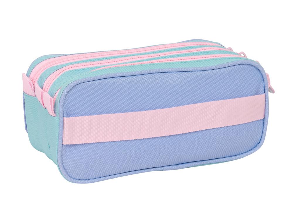 BOLSO ESCOLAR PORTATODO SAFTA TRIPLE BIG MUNICH MELLOW 100X215X80 MM
