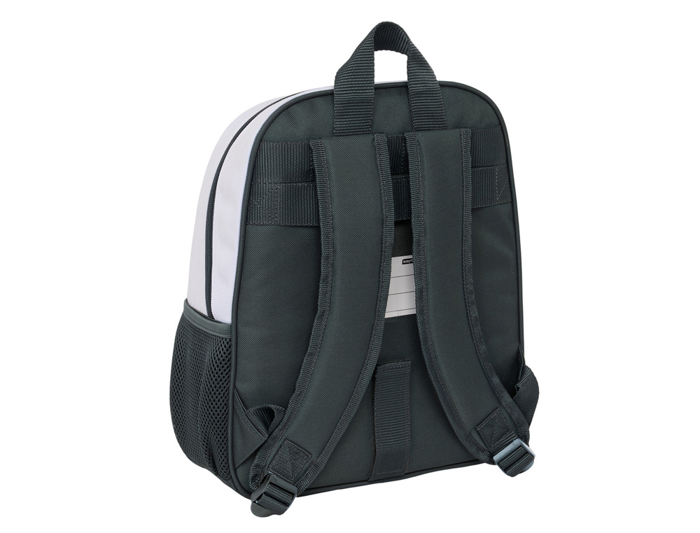MOCHILA SAFTA INFANTIL ADAPTABLE A CARRO REAL MADRID 1 EQUIPACION 25/26 340X280X100 MM