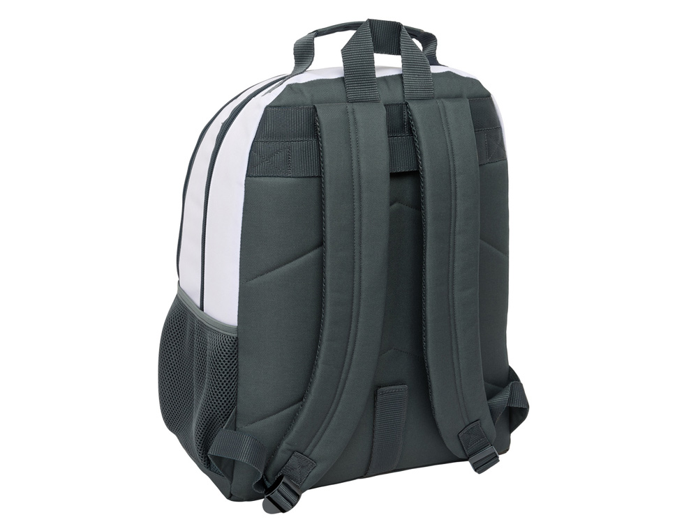 MOCHILA SAFTA DOBLE ADAPTABLE A CARRO REAL MADRID 1 EQUIPACION 25/26 420X320X160 MM