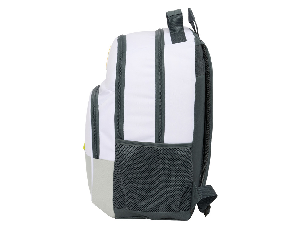MOCHILA SAFTA DOBLE ADAPTABLE A CARRO REAL MADRID 1 EQUIPACION 25/26 420X320X160 MM