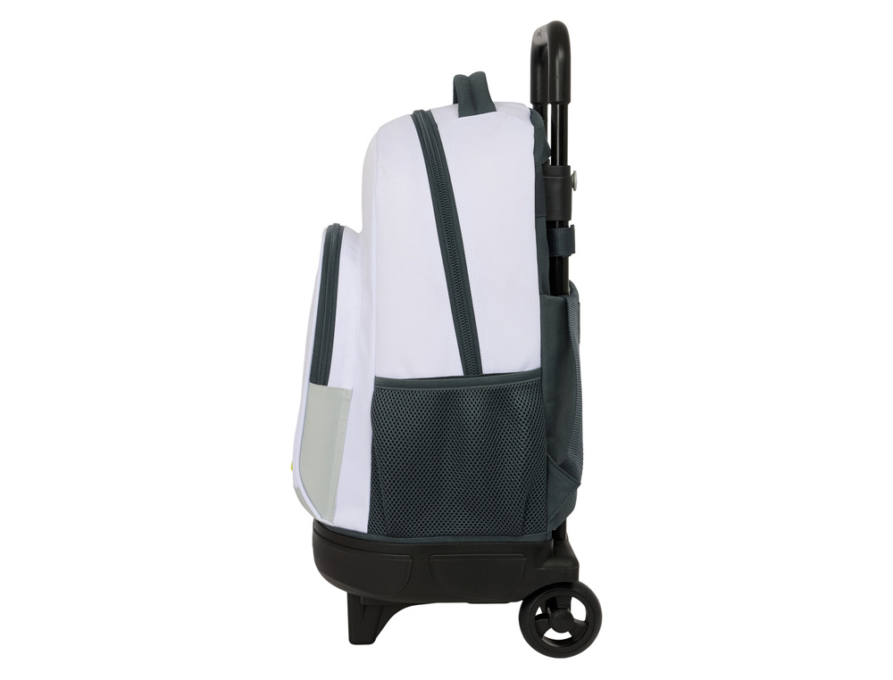 MOCHILA SAFTA GRANDE CON RUEDAS COMPACT EXTRAIBLE REAL MADRID 1 EQUIPACION 25/26 450X330X220 MM