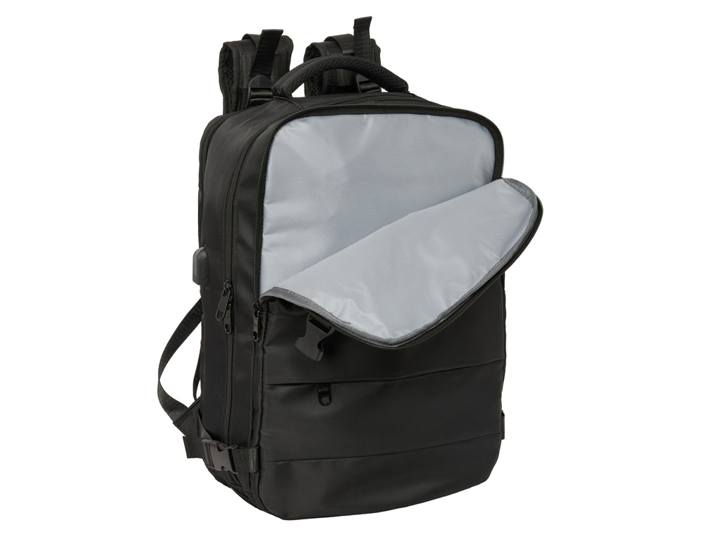 MOCHILA SAFTA VIAJE CABINA PORTATIL 15,6'' F.C. BARCELONA 440X290X190 MM