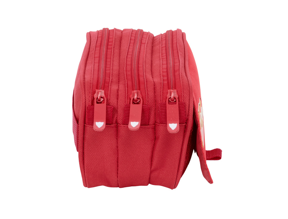 BOLSO ESCOLAR PORTATODO SAFTA TRIPLE BIG RESISTENTE AL AGUA SEVILLA F.C. 100X215X80 MM