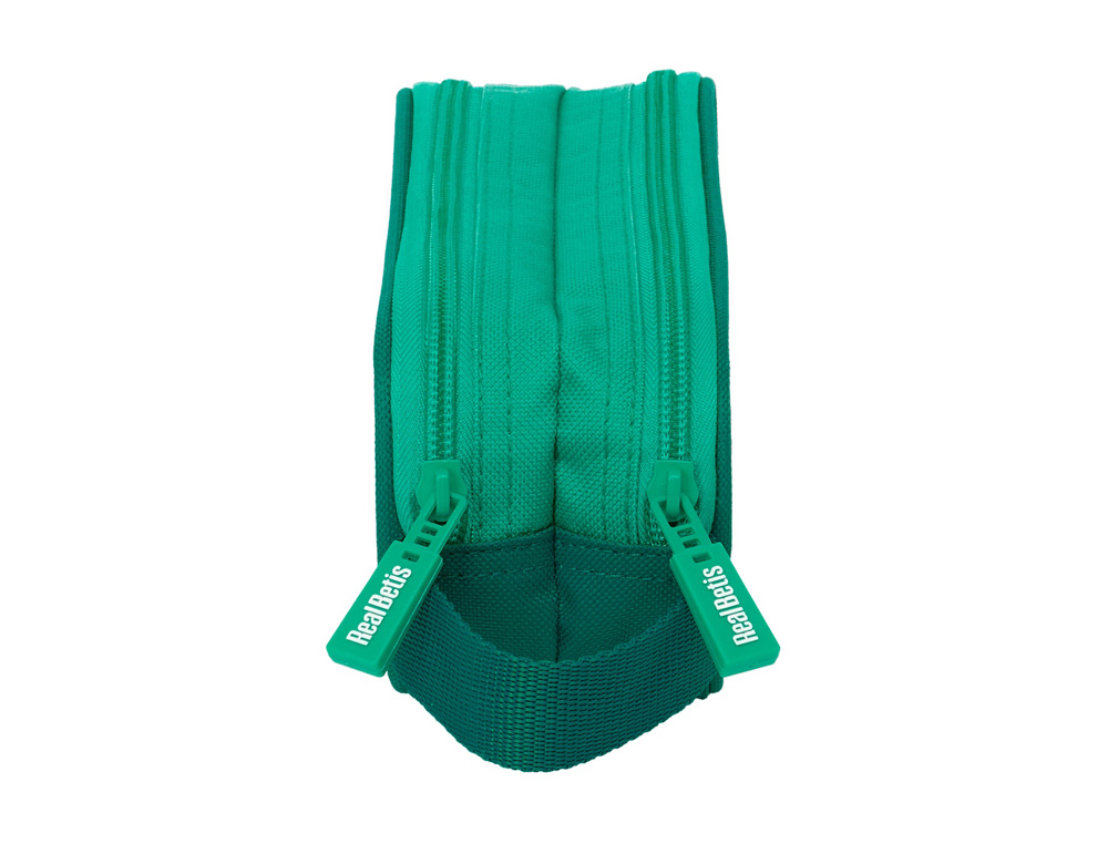 BOLSO ESCOLAR PORTATODO SAFTA DOBLE RESISTENTE AL AGUA REAL BETIS 80X210X60 MM