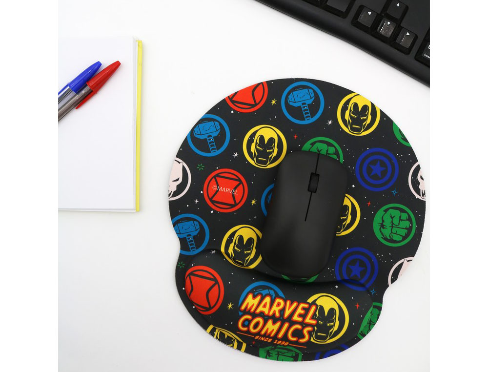 ALFOMBRILLA PARA RATON WONDEE GEL ERGONOMICA MARVEL COMICS