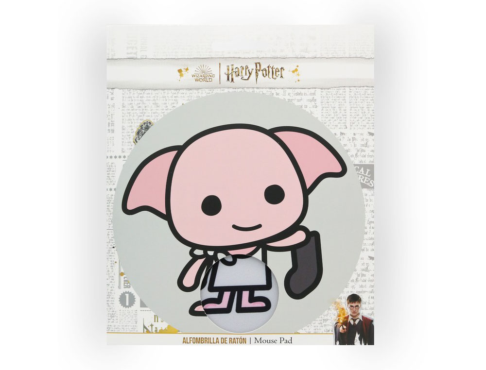 ALFOMBRILLA DE RATON HARRY POTTER REDONDA DOBBY 200 MM