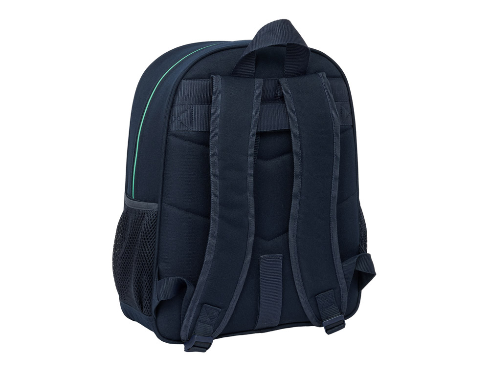 MOCHILA SAFTA JUNIOR ADAPTABLE A CARRO REAL MADRID 2 EQUIPACION 25/26 380X320X120 MM