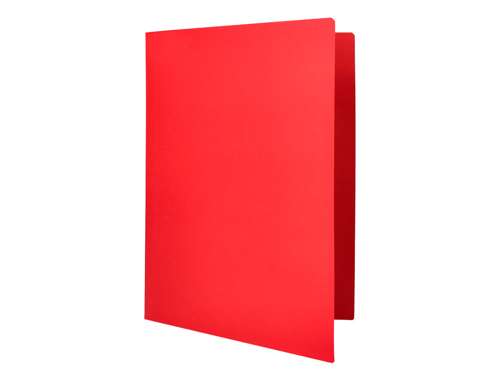 SUBCARPETA LIDERPAPEL FOLIO ROJO INTENSO 180G/M2