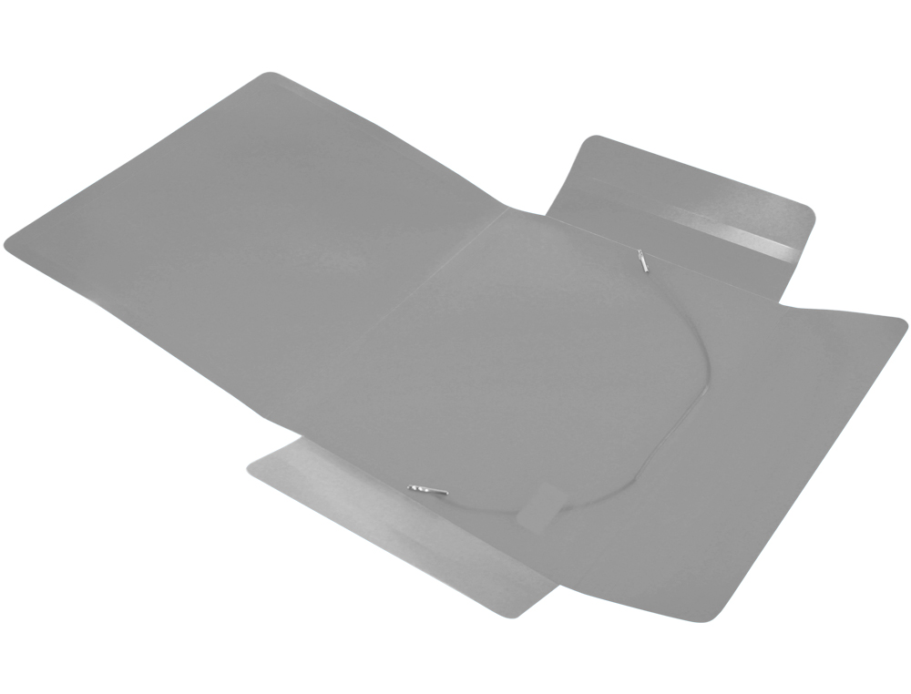 CARPETA LIDERPAPEL GOMAS TRES SOLAPAS POLIPROPILENO DIN A5 COLOR INCOLORO