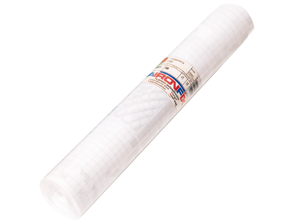 ROLLO ADHESIVO AIRONFIX TRANSPARENTE REMOVIBLE 69614 ROLLO 0,45 X 3MT