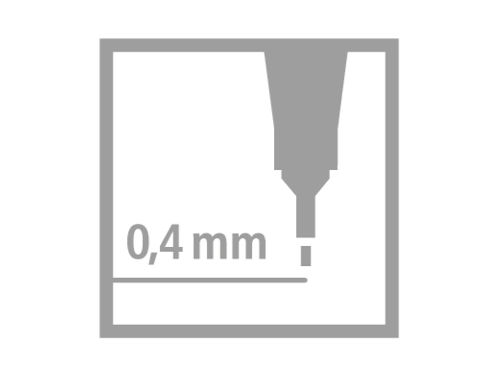 ROTULADOR STABILO PUNTA DE FIB RA POINT 88 VERDE HOJA PUNTA FINA 0,4MM