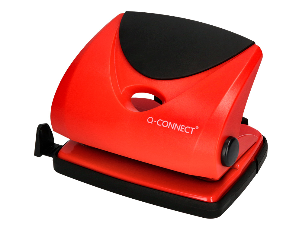 TALADRADOR Q-CONNECT KF02156 ROJO ABERTURA 2 MM CAPACIDAD 20 HOJAS