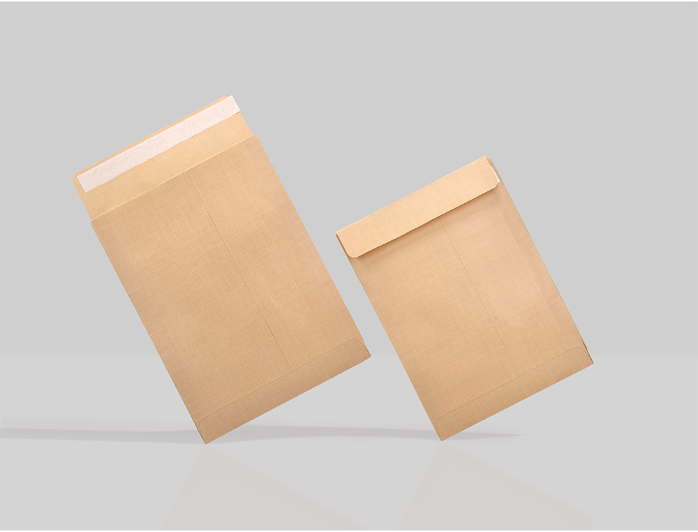 SOBRE LIDERPAPEL BOLSA N.4 KRAFT SALARIOS 132X187 MM TIRA DE SILICONA CAJA DE 500 UNIDADES