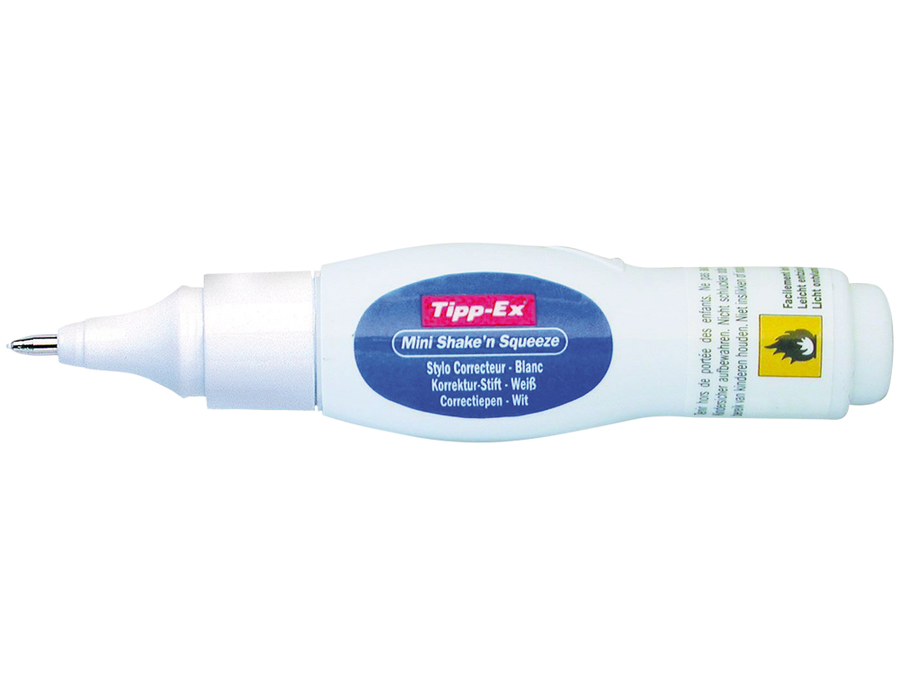 CORRECTOR TIPP-EX LAPIZ SHAKE'N SQUEEZE MINI CON PUNTA METALICA 4 ML