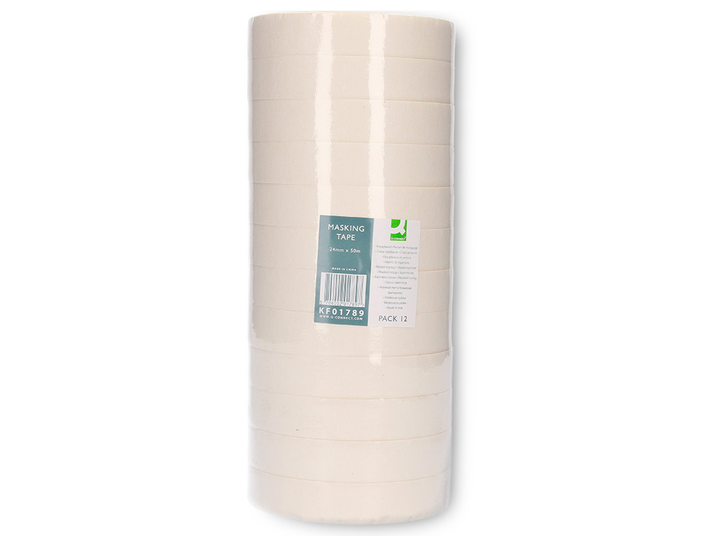 CINTA ADHESIVA Q-CONNECT PARA PINTAR 50 MT X 24 MM