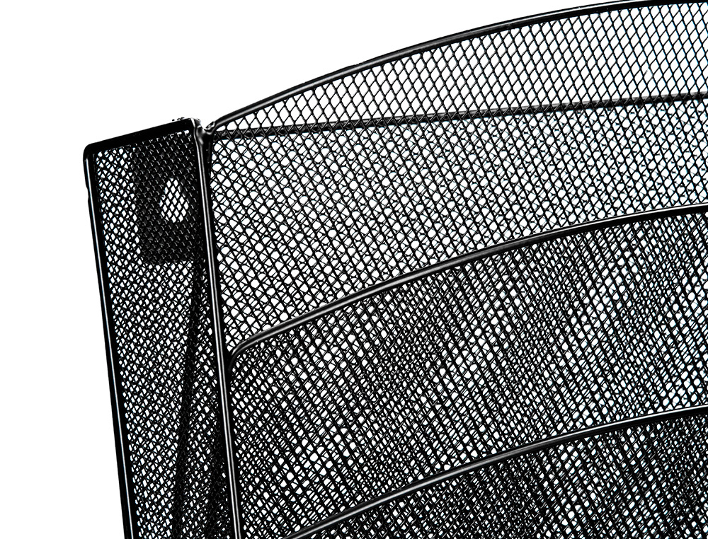 EXPOSITOR MURAL Q-CONNECT DE PARED 5 BANDEJAS DIN A4 NEGRO 9,3X31,5X44 CM