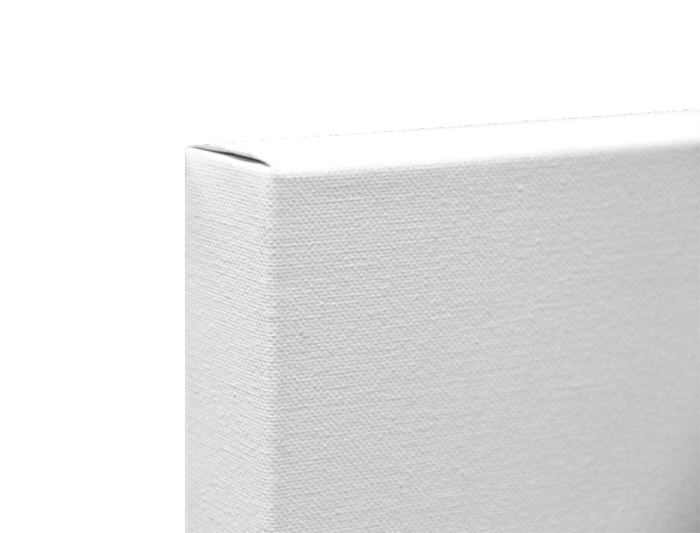 BASTIDOR LIDERPAPEL 8F LIENZO GRAPADO TRASERO ALGODON 100% MARCO PAWLONIA 1,8X3,8 CM BORDES MADERA 46X38 CM