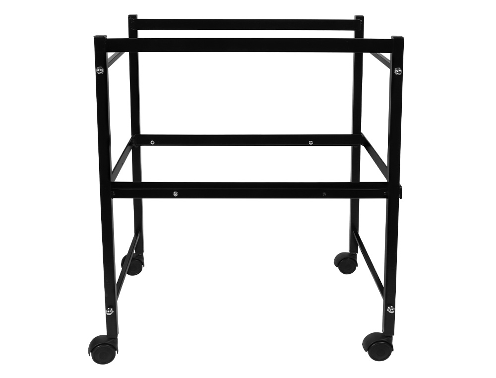 CARRITO Q-CONNECT PARA CARPETAS COLGANTES FOLIO CON RUEDAS Y BANDEJA INFERIOR EXTRAIBLE COLOR NEGRO