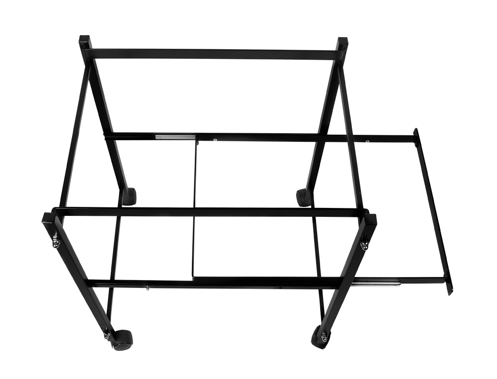 CARRITO Q-CONNECT PARA CARPETAS COLGANTES FOLIO CON RUEDAS Y BANDEJA INFERIOR EXTRAIBLE COLOR NEGRO