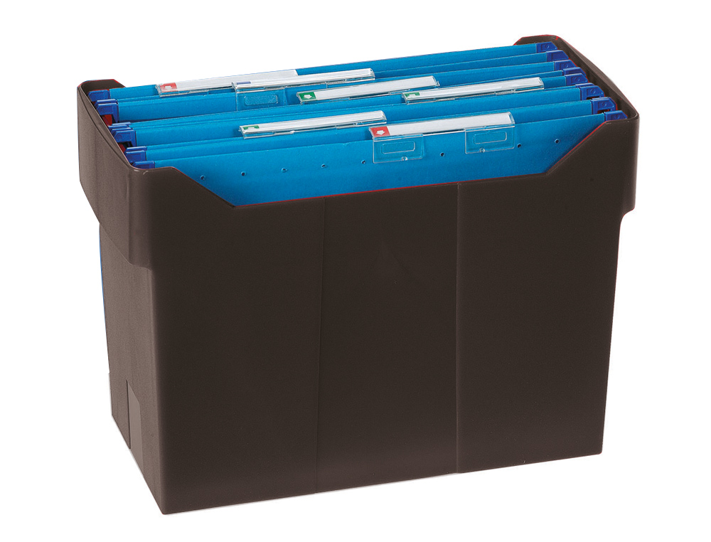 SOPORTE PARA CARPETAS COLGANTES ARCHIVO 2000 ARCHIVOX POLIESTIRENO NEGRO CAPACIDAD 20 CARPETAS DIN A4