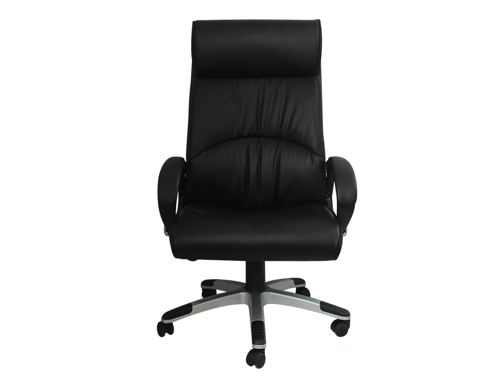 SILLA DIRECCION Q-CONNECT RESPALDO ALTO REGULABLE EN ALTURA ALTO 1.150+85MM ANCHO 550MM PROFUNDIDAD 550MM COLOR