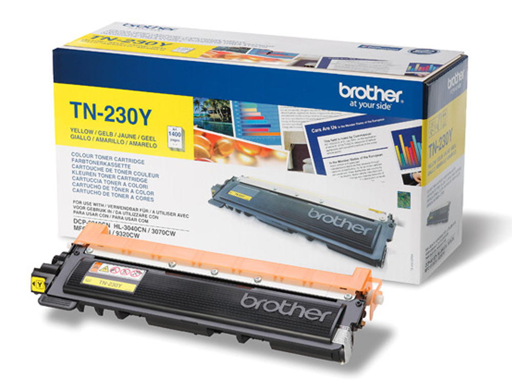 TONER BROTHER TN-230 AMARILLO -1.400PAG- HL-3040CN HL-3070CW DCP-9010CN MFC-9120CN MFC-9320CW