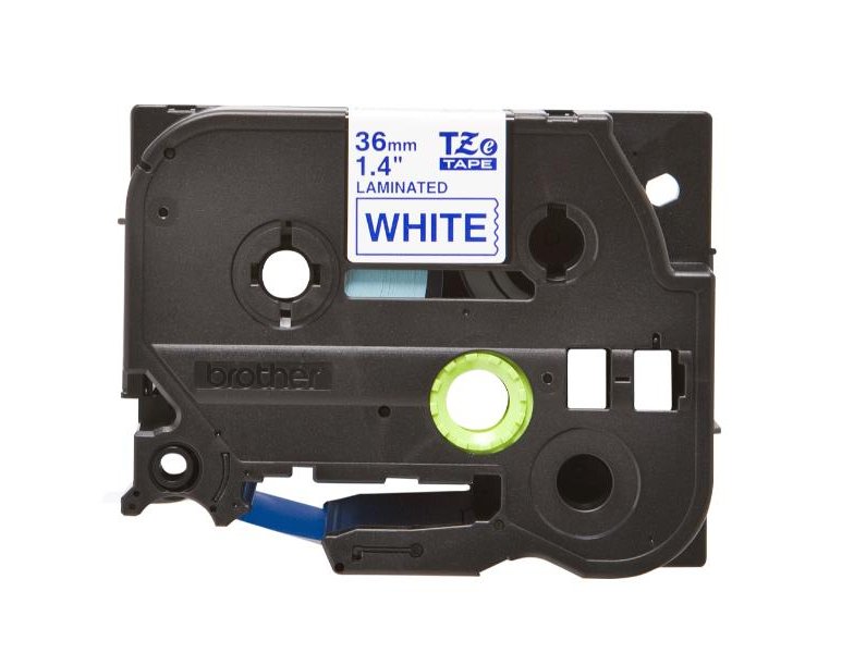 CINTA PARA ETIQUETADORES BROTHER CINTA ROTULADORA BLANCO/AZUL36
