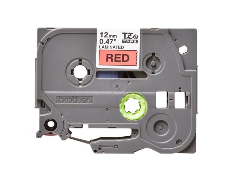 CINTA PARA ETIQUETADORES BROTHER TZE431ROTULADORA ROJO / NEGRO12