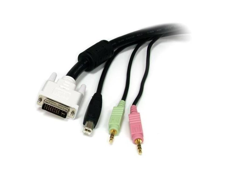 CABLES ORDENADOR / MOVILIDAD STARTECH CABLE KVM 4 EN 1 DE 1 8M CON DVI US