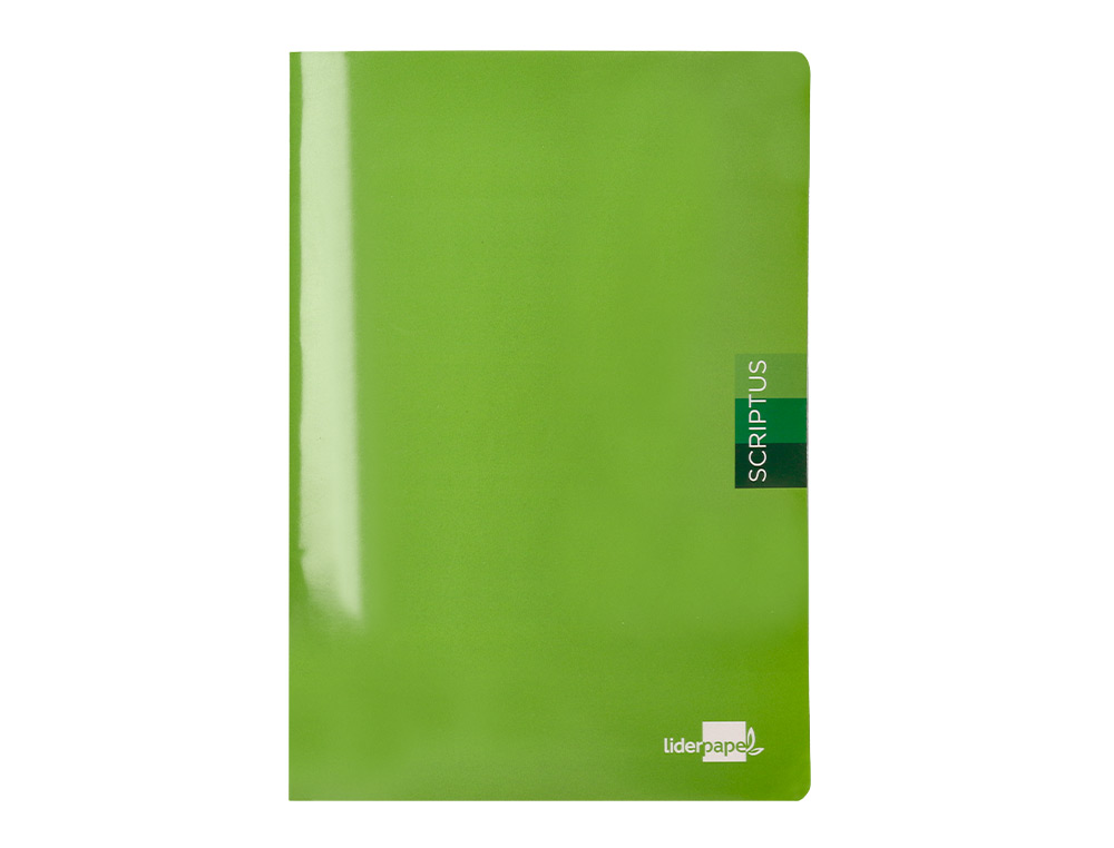 LIBRETA LIDERPAPEL SCRIPTUS A4 48 HOJAS 90GR CUADRO 4MM CON MARGEN