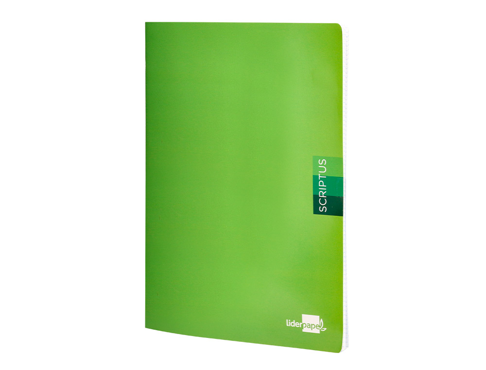 LIBRETA LIDERPAPEL SCRIPTUS A4 48 HOJAS 90GR CUADRO 4MM CON MARGEN