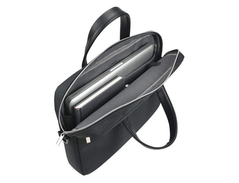 BOLSA PORTATIL MOBILIS PURE BRIEFCASE 11-14 SILVER ZIP