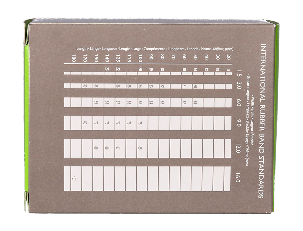 GOMILLAS ELASTICAS Q-CONNECT 100 GR NUMERO 12 120 X 2 MM