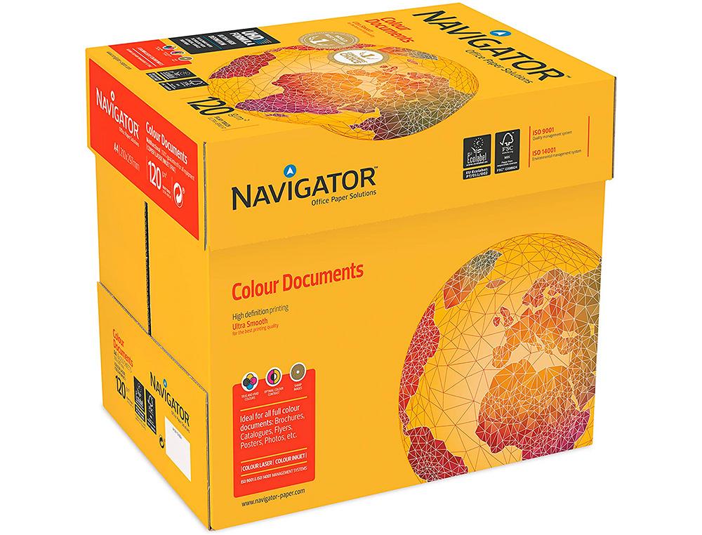 PAPEL FOTOCOPIADORA NAVIGATOR DIN A3 120 GRAMOS PAQUETE DE 500 HOJAS